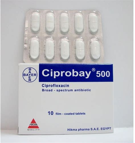 ciprobay 500.